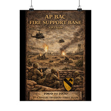 Load image into Gallery viewer, Matte Poster - Ap Bac fire support base, 1969-1970
