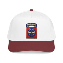 Load image into Gallery viewer, Mid Profile Baseball Cap - Army  - 82nd Airborne Division - SSI wo Txt - 3D - Enhanced
