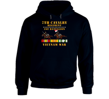 Load image into Gallery viewer, Army - 1st Battalion,  7th Cavalry Regiment - Vietnam War Wt 2 Cav Riders And Vn Svc X 300   Classic T Shirt, Crewneck Sweatshirt, Hoodie, Long Sleeve
