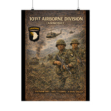Load image into Gallery viewer, Matte Poster - 101st Airborne in the A Shau Valley
