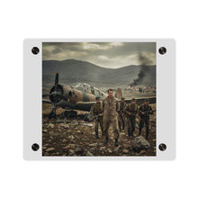 Load image into Gallery viewer, Acrylic Wall Art Panel - U.S. Air Force officer - Captured, KIA, Communist Guerrillas - AT-6 Shotdown - Cold War
