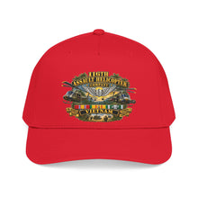 Load image into Gallery viewer, Mid Profile Baseball Cap - Army - 116th Assault Helicopter Co w  Aviator Badge w VN SVC - HORNETS - 3D - Enhanced
