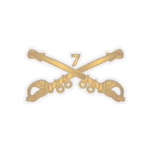 Load image into Gallery viewer, Kiss-Cut Stickers - Army - 7th Cavalry Branch wo Txt X 300
