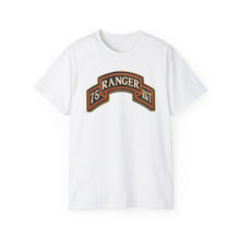 Load image into Gallery viewer, Unisex Ultra Cotton Tee - Army - 75th Ranger Regiment - Ranger Scroll - 3D - Enhanced
