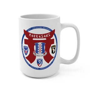 White Mug 15oz - 187th INF Regiment - Rakkasans - Special