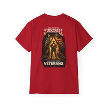 Load image into Gallery viewer, Unisex Ultra Cotton Tee - God took the strongest Americans
