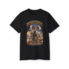 Load image into Gallery viewer, Unisex Ultra Cotton Tee - Army - Todays Buffalo Soldiers in Iraq - OIF - Cavalrymen at War w IRAQ SVC - 3D - Enhanced
