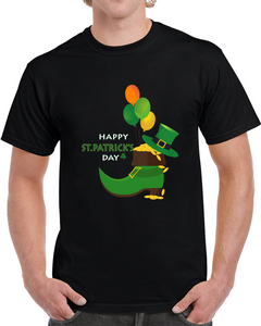 St. Patrick's Day - Leprechaun's Shoe with Gold Coins  Classic T Shirt, Crewneck Sweatshirt, Hoodie, Long Sleeve
