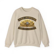 Load image into Gallery viewer, Crewneck Sweatshirt - USCG - Tactical Law Enforcement w txt - 3D - Enhanced
