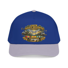 Load image into Gallery viewer, Mid Profile Baseball Cap - Army - 116th Assault Helicopter Co w  Aviator Badge w VN SVC - HORNETS - 3D - Enhanced
