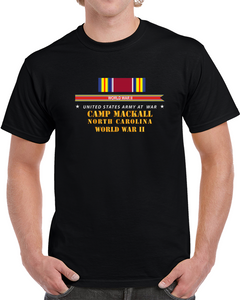 Army - Camp Mckall, Nc  W Svc Wwii W Streamer X 300 Classic T Shirt, Crewneck Sweatshirt, Hoodie, Long Sleeve