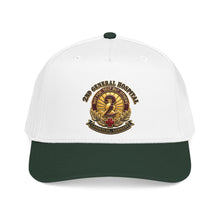 Load image into Gallery viewer, Mid Profile Baseball Cap - 2nd General Hospital - Landstuhl Germany - Black - 3D - Enhanced

