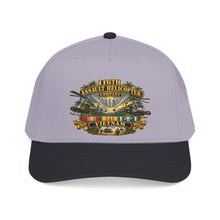 Load image into Gallery viewer, Mid Profile Baseball Cap - Army - 116th Assault Helicopter Co w  Aviator Badge w VN SVC - HORNETS - 3D - Enhanced
