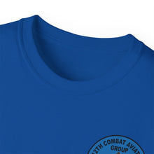Load image into Gallery viewer, Unisex Ultra Cotton Tee - Vietnam Combat Aviation Vet w Air Crew Badges - 12th Combat Aviation Group - Black Jack - Sgt Howard Meyers - 1968-1969 SVC X 300
