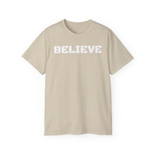 Load image into Gallery viewer, Unisex Ultra Cotton Tee - BELIEVE
