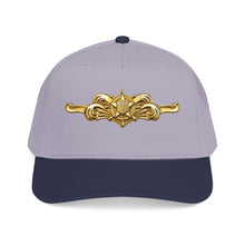Load image into Gallery viewer, Mid Profile Baseball Cap - USCG - Cutterman - Officer wo txt - 3D - Enhanced

