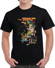 Load image into Gallery viewer, Map - Vietnam Units with Wpns - Equipment Classic T Shirt, Crewneck Sweatshirt, Hoodie, Long Sleeve
