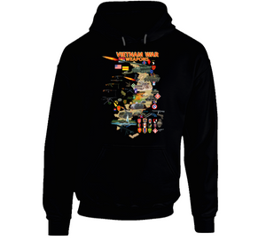 Map - Vietnam Units -with Wpns - Equipment Classic T Shirt, Crewneck Sweatshirt, Hoodie, Long Sleeve