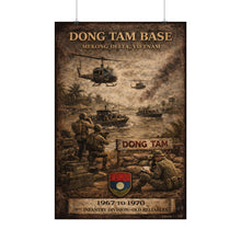 Load image into Gallery viewer, Posters - Dong Tam Base, Mekong Delta 1967-70
