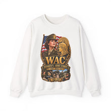 Load image into Gallery viewer, Crewneck Sweatshirt - WAC - Womens Army Corps - WWII - 3D - Enhanced
