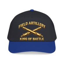 Load image into Gallery viewer, Mid Profile Baseball Cap - Field Artillery - King of Battle - 3D - Enhanced
