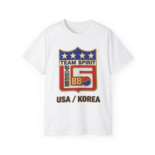 Load image into Gallery viewer, Ultra Cotton Tee - USA-Korea Team Spirit 88
