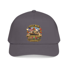 Load image into Gallery viewer, Mid Profile Baseball Cap - Army - Desert Storm - 2nd Armored Div - Combat Vereran Veteran w GULF SVC - 3D - Enhanced
