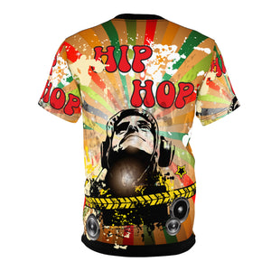 Unisex Cut & Sew Tee (AOP) - Hip Hop - Music and Dancing