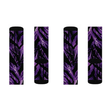 Load image into Gallery viewer, Sublimation Socks - Electric purple zebra stripes pattern
