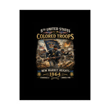 Load image into Gallery viewer, Matte Poster - 5th USCT at New Market Heights - Shirt - Front
