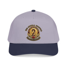 Load image into Gallery viewer, Mid Profile Baseball Cap - 2nd General Hospital - Landstuhl Germany - Black - 3D - Enhanced

