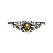 Load image into Gallery viewer, Kiss-Cut Stickers - USCG - Aviator Badge - Auxiliary wo txt - 3D - Enhanced
