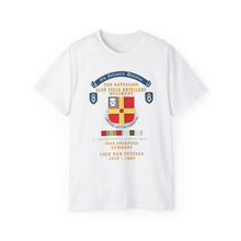 Load image into Gallery viewer, Unisex Ultra Cotton Tee - 8th Infantry Division Scroll - 2nd Bn, 81st Field Artillery Regiment - Idar Oberstein Germany - Cold War Vet w COLD SVC - 1970 - 1980
