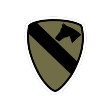 Load image into Gallery viewer, Kiss-Cut Stickers - SSI - 1st Cavalry Division - Subdued X 300
