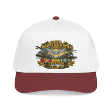 Load image into Gallery viewer, Mid Profile Baseball Cap - Army - 116th Assault Helicopter Co w  Aviator Badge w VN SVC - HORNETS - 3D - Enhanced
