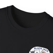 Load image into Gallery viewer, Unisex Ultra Cotton Tee - Vietnam Combat Aviation Vet w Air Crew Badges - HQ &amp; HQ Company 12th Aviation Group Combat Blackjack - Sgt Howard Meyers - 1968-1969 SVC X 300
