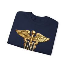 Load image into Gallery viewer, Crewneck Sweatshirt - Army Nurse Corps Branch Insignia - 3D - Enhanced
