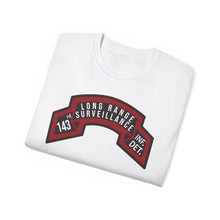 Load image into Gallery viewer, Unisex Ultra Cotton Tee - Army - Scroll - 143rd Infantry Det - LRS Airborne Ranger
