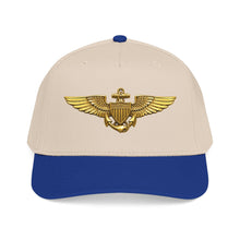 Load image into Gallery viewer, Mid Profile Baseball Cap - USCG - Aviator Badge wo txt - 3D - Enhanced
