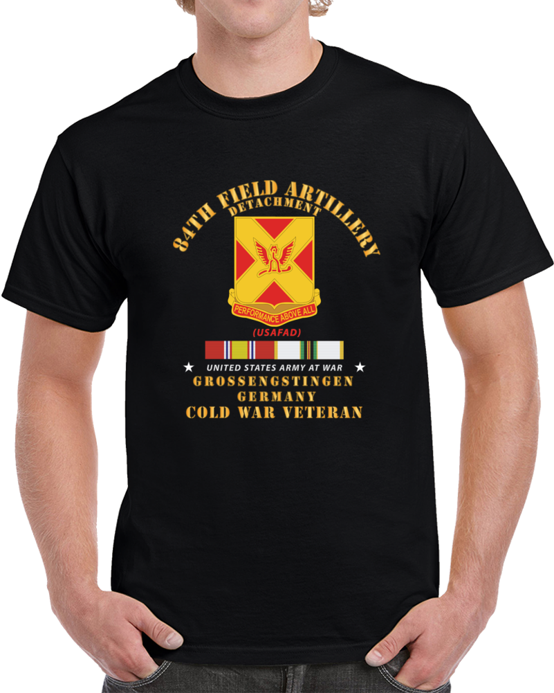 Army - 84th Field Artillery Det - Grossengstingien - Ge W Cold Svc X 300 Classic T Shirt, Crewneck Sweatshirt, Hoodie, Long Sleeve