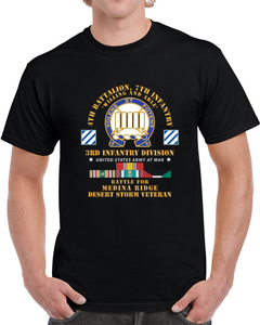 Army - 4th Battalion, 7th Infantry - 3rd Infantry Div - Battle Medina Ridge - Desert Storm Veteran X 300 Classic T Shirt, Crewneck Sweatshirt, Hoodie, Long Sleeve