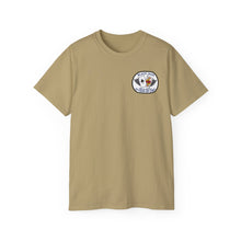 Load image into Gallery viewer, Unisex Ultra Cotton Tee - Vietnam Combat Aviation Vet w Air Crew Badges - HQ &amp; HQ Company 12th Aviation Group Combat Blackjack - Sgt Howard Meyers - 1968-1969 SVC X 300
