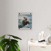 Load image into Gallery viewer, Acrylic Wall Art Panel - Washington Crossing the Delaware duing the Revolutionary War
