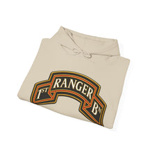 Load image into Gallery viewer, Hoodie – Army - 1st Ranger Battalion - Ranger Scroll - 3D - Enhanced
