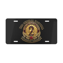 Load image into Gallery viewer, License Plate - 2nd General Hospital - Landstuhl Germany - Black - 3D - Enhanced
