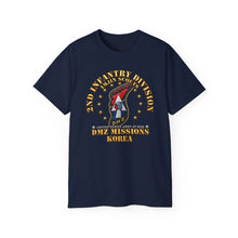 Load image into Gallery viewer, Unisex Ultra Cotton Tee - Army - 2nd Infantry Division - ImJin Scout - DMZ Missions - 3D - Enhanced
