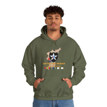 Load image into Gallery viewer, Hoodie – Army - Korea Map - 2nd Infantry Div - Second to None w SVC X 300
