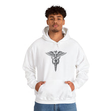 Load image into Gallery viewer, Hoodie – Army Medical Service Corps (MS) Branch Insignia - 3D - Silver - Enhanced

