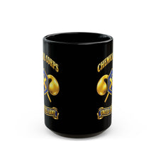 Load image into Gallery viewer, Black Mug  (15oz) - Army - Chemical Corps - 3D - Enhanced
