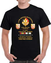 Load image into Gallery viewer, Army - 72nd Signal Bn, 5th Signal Command, Usa Stratcom, Eur, Karlsruhe, Germany W Cold Svc X 300 Classic T Shirt, Crewneck Sweatshirt, Hoodie, Long Sleeve, Mug
